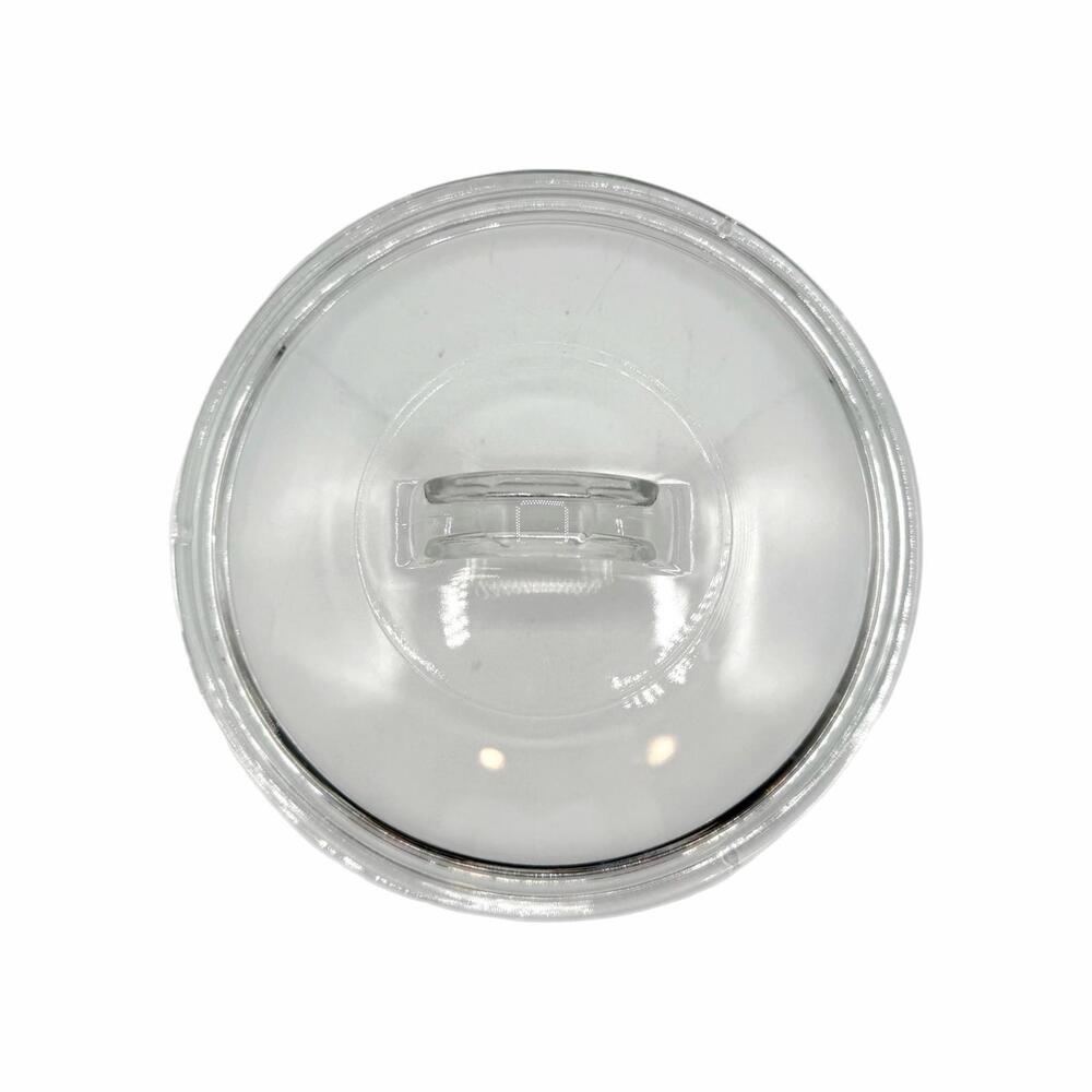 Corning Pyrex L-21-C Clear Glass Round Half-Moon Knob 7.5” Replacement Lid
